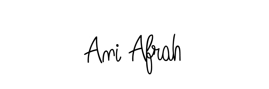 Create a beautiful signature design for name Ani Afrah. With this signature (Angelique-Rose-font-FFP) fonts, you can make a handwritten signature for free. Ani Afrah signature style 5 images and pictures png