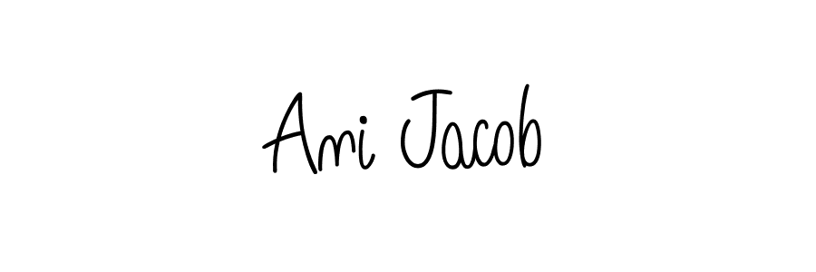 You can use this online signature creator to create a handwritten signature for the name Ani Jacob. This is the best online autograph maker. Ani Jacob signature style 5 images and pictures png