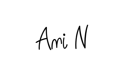 Angelique-Rose-font-FFP is a professional signature style that is perfect for those who want to add a touch of class to their signature. It is also a great choice for those who want to make their signature more unique. Get Ani N name to fancy signature for free. Ani N signature style 5 images and pictures png