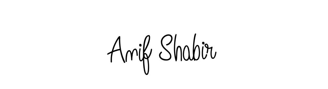 Once you've used our free online signature maker to create your best signature Angelique-Rose-font-FFP style, it's time to enjoy all of the benefits that Anif Shabir name signing documents. Anif Shabir signature style 5 images and pictures png