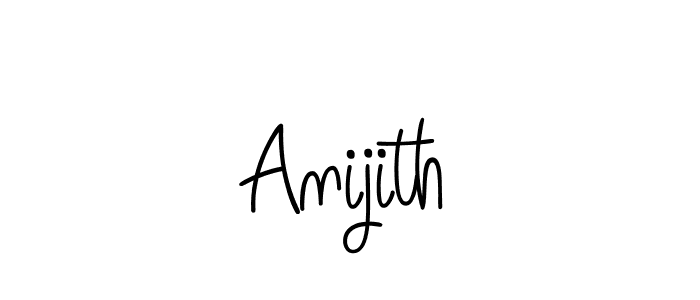 Make a beautiful signature design for name Anijith. Use this online signature maker to create a handwritten signature for free. Anijith signature style 5 images and pictures png
