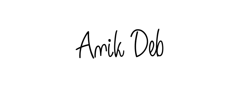 Make a beautiful signature design for name Anik Deb. Use this online signature maker to create a handwritten signature for free. Anik Deb signature style 5 images and pictures png