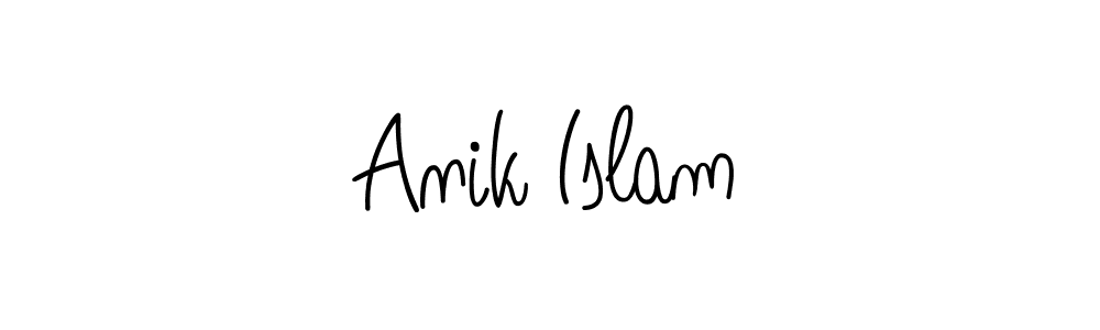 How to Draw Anik Islam signature style? Angelique-Rose-font-FFP is a latest design signature styles for name Anik Islam. Anik Islam signature style 5 images and pictures png
