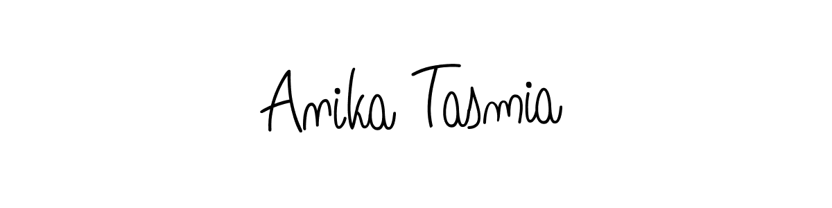 Anika Tasmia stylish signature style. Best Handwritten Sign (Angelique-Rose-font-FFP) for my name. Handwritten Signature Collection Ideas for my name Anika Tasmia. Anika Tasmia signature style 5 images and pictures png