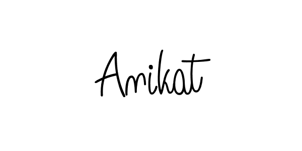 Best and Professional Signature Style for Anikat. Angelique-Rose-font-FFP Best Signature Style Collection. Anikat signature style 5 images and pictures png