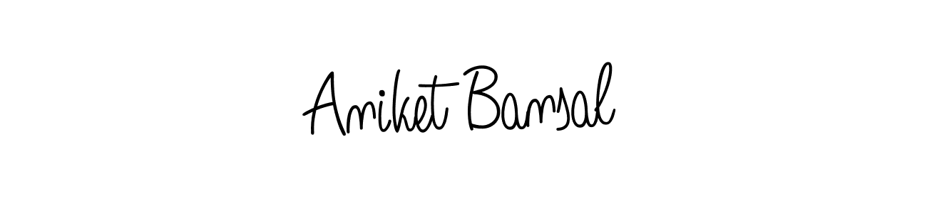 How to make Aniket Bansal signature? Angelique-Rose-font-FFP is a professional autograph style. Create handwritten signature for Aniket Bansal name. Aniket Bansal signature style 5 images and pictures png