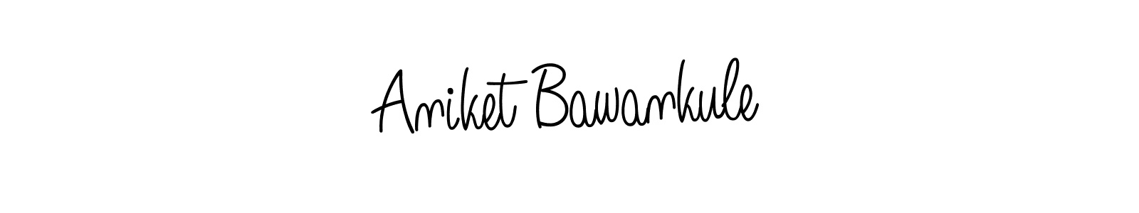 Create a beautiful signature design for name Aniket Bawankule. With this signature (Angelique-Rose-font-FFP) fonts, you can make a handwritten signature for free. Aniket Bawankule signature style 5 images and pictures png