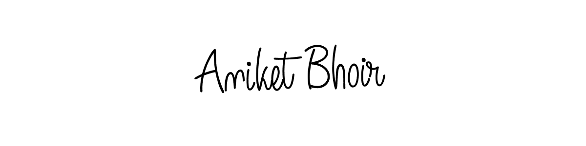 Make a short Aniket Bhoir signature style. Manage your documents anywhere anytime using Angelique-Rose-font-FFP. Create and add eSignatures, submit forms, share and send files easily. Aniket Bhoir signature style 5 images and pictures png