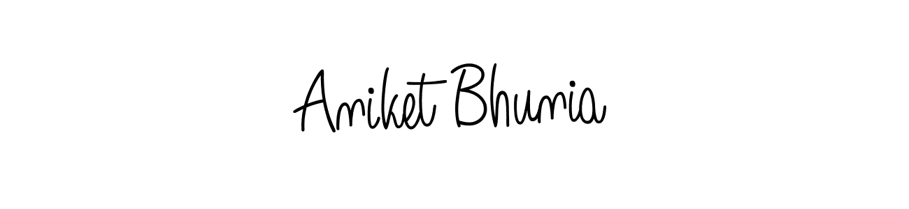 Check out images of Autograph of Aniket Bhunia name. Actor Aniket Bhunia Signature Style. Angelique-Rose-font-FFP is a professional sign style online. Aniket Bhunia signature style 5 images and pictures png