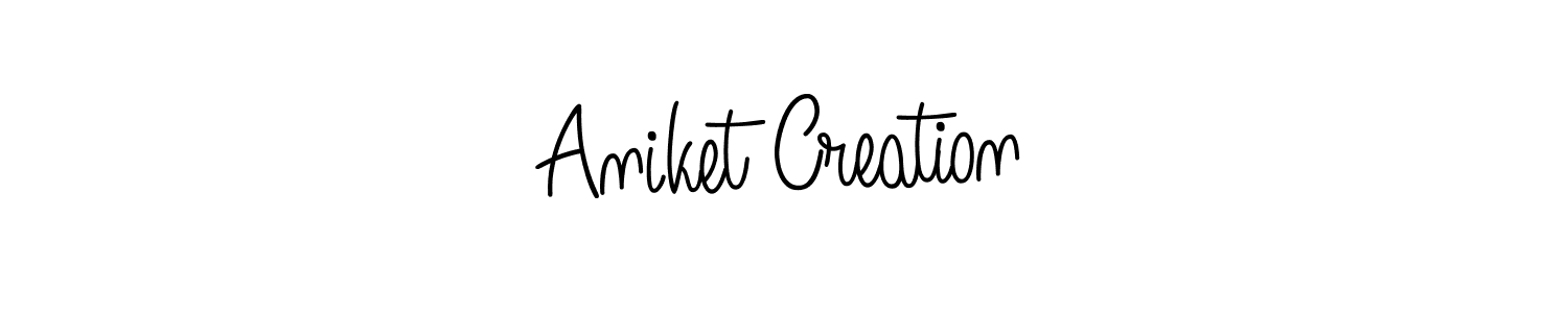 Here are the top 10 professional signature styles for the name Aniket Creation. These are the best autograph styles you can use for your name. Aniket Creation signature style 5 images and pictures png
