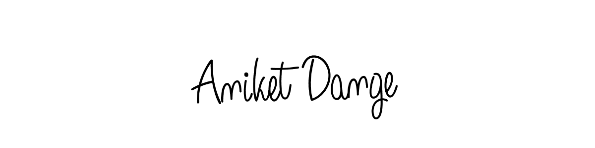 Angelique-Rose-font-FFP is a professional signature style that is perfect for those who want to add a touch of class to their signature. It is also a great choice for those who want to make their signature more unique. Get Aniket Dange name to fancy signature for free. Aniket Dange signature style 5 images and pictures png