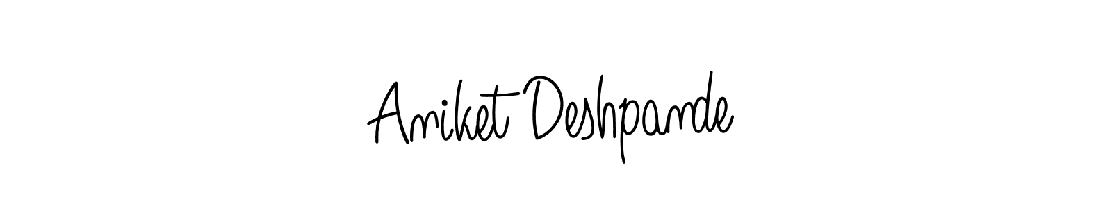 Best and Professional Signature Style for Aniket Deshpande. Angelique-Rose-font-FFP Best Signature Style Collection. Aniket Deshpande signature style 5 images and pictures png