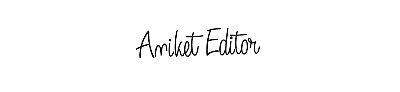 You can use this online signature creator to create a handwritten signature for the name Aniket Editor. This is the best online autograph maker. Aniket Editor signature style 5 images and pictures png