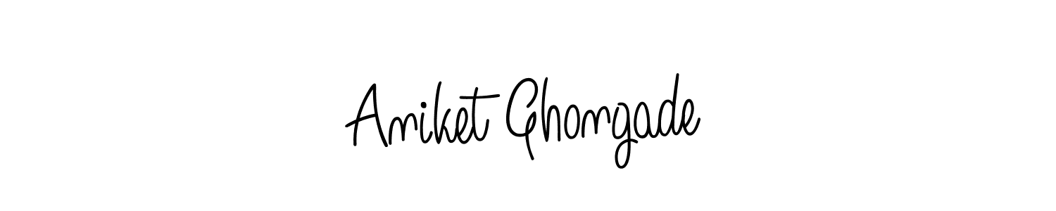 Here are the top 10 professional signature styles for the name Aniket Ghongade. These are the best autograph styles you can use for your name. Aniket Ghongade signature style 5 images and pictures png