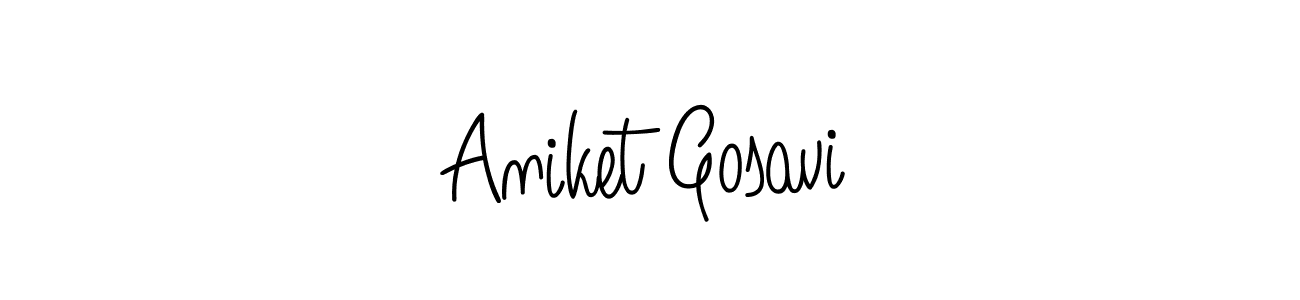 Here are the top 10 professional signature styles for the name Aniket Gosavi. These are the best autograph styles you can use for your name. Aniket Gosavi signature style 5 images and pictures png