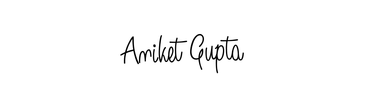 Best and Professional Signature Style for Aniket Gupta. Angelique-Rose-font-FFP Best Signature Style Collection. Aniket Gupta signature style 5 images and pictures png