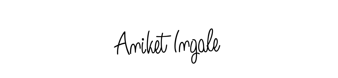 Also You can easily find your signature by using the search form. We will create Aniket Ingale name handwritten signature images for you free of cost using Angelique-Rose-font-FFP sign style. Aniket Ingale signature style 5 images and pictures png