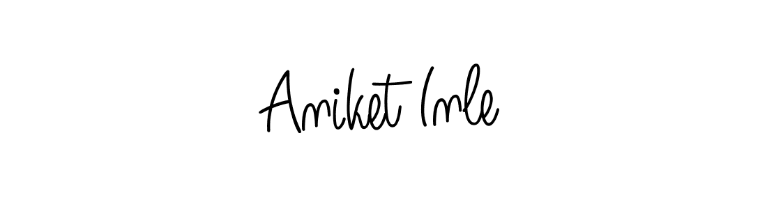 Also You can easily find your signature by using the search form. We will create Aniket Inle name handwritten signature images for you free of cost using Angelique-Rose-font-FFP sign style. Aniket Inle signature style 5 images and pictures png