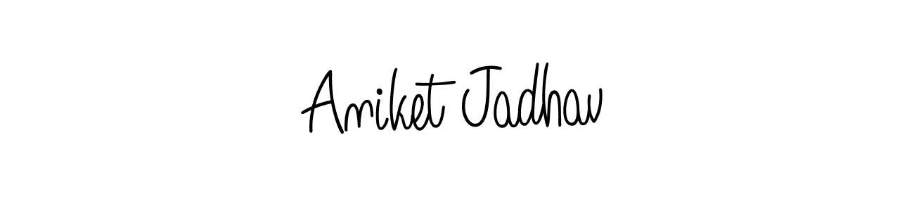 It looks lik you need a new signature style for name Aniket Jadhav. Design unique handwritten (Angelique-Rose-font-FFP) signature with our free signature maker in just a few clicks. Aniket Jadhav signature style 5 images and pictures png