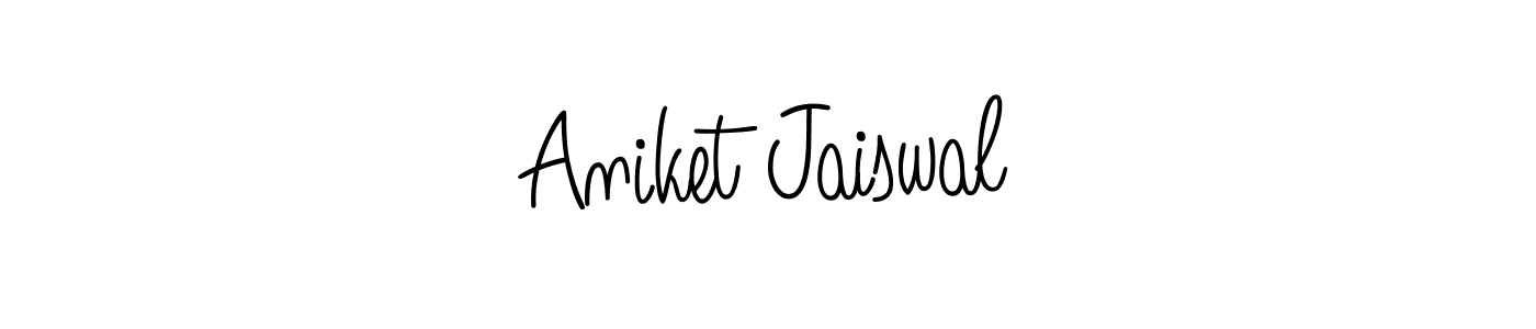 Best and Professional Signature Style for Aniket Jaiswal. Angelique-Rose-font-FFP Best Signature Style Collection. Aniket Jaiswal signature style 5 images and pictures png