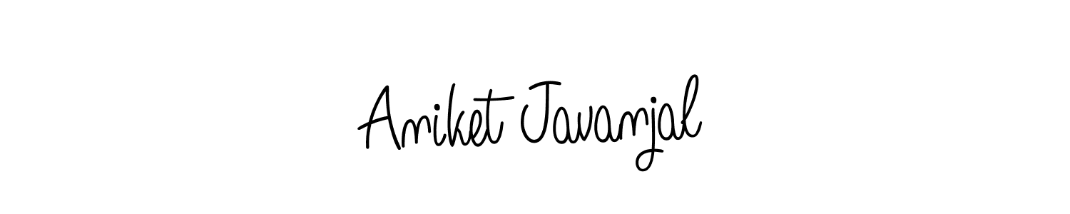 Make a short Aniket Javanjal signature style. Manage your documents anywhere anytime using Angelique-Rose-font-FFP. Create and add eSignatures, submit forms, share and send files easily. Aniket Javanjal signature style 5 images and pictures png