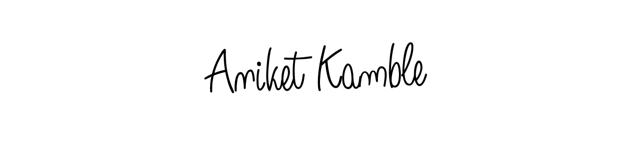 Similarly Angelique-Rose-font-FFP is the best handwritten signature design. Signature creator online .You can use it as an online autograph creator for name Aniket Kamble. Aniket Kamble signature style 5 images and pictures png