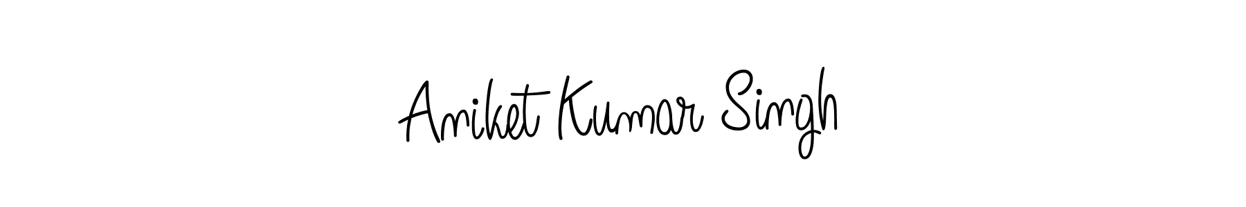 Make a short Aniket Kumar Singh signature style. Manage your documents anywhere anytime using Angelique-Rose-font-FFP. Create and add eSignatures, submit forms, share and send files easily. Aniket Kumar Singh signature style 5 images and pictures png