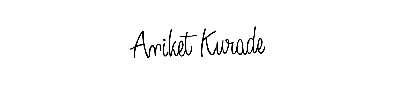 if you are searching for the best signature style for your name Aniket Kurade. so please give up your signature search. here we have designed multiple signature styles  using Angelique-Rose-font-FFP. Aniket Kurade signature style 5 images and pictures png