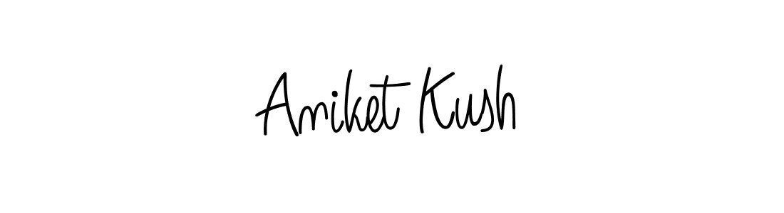 Create a beautiful signature design for name Aniket Kush. With this signature (Angelique-Rose-font-FFP) fonts, you can make a handwritten signature for free. Aniket Kush signature style 5 images and pictures png