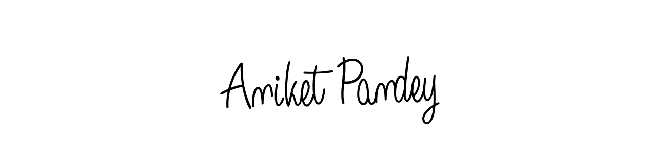 Make a beautiful signature design for name Aniket Pandey. Use this online signature maker to create a handwritten signature for free. Aniket Pandey signature style 5 images and pictures png