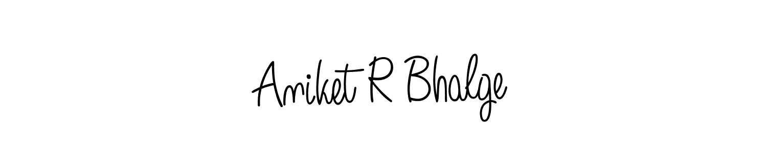 Create a beautiful signature design for name Aniket R Bhalge. With this signature (Angelique-Rose-font-FFP) fonts, you can make a handwritten signature for free. Aniket R Bhalge signature style 5 images and pictures png