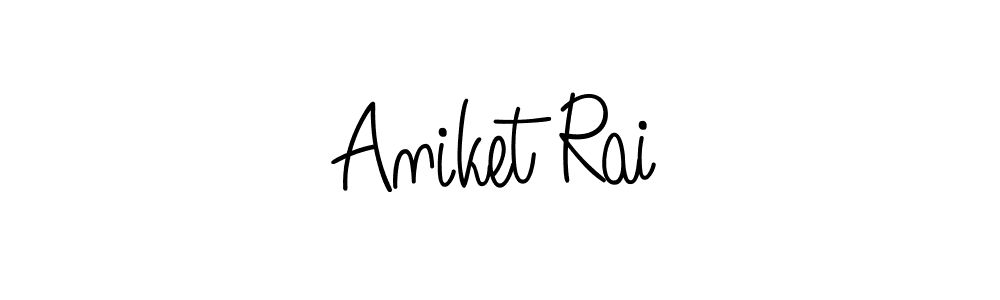 How to make Aniket Rai signature? Angelique-Rose-font-FFP is a professional autograph style. Create handwritten signature for Aniket Rai name. Aniket Rai signature style 5 images and pictures png