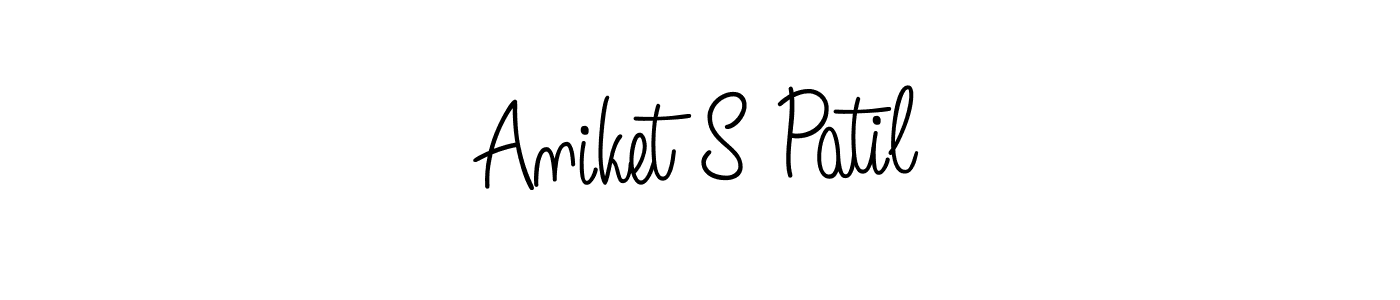 It looks lik you need a new signature style for name Aniket S Patil. Design unique handwritten (Angelique-Rose-font-FFP) signature with our free signature maker in just a few clicks. Aniket S Patil signature style 5 images and pictures png