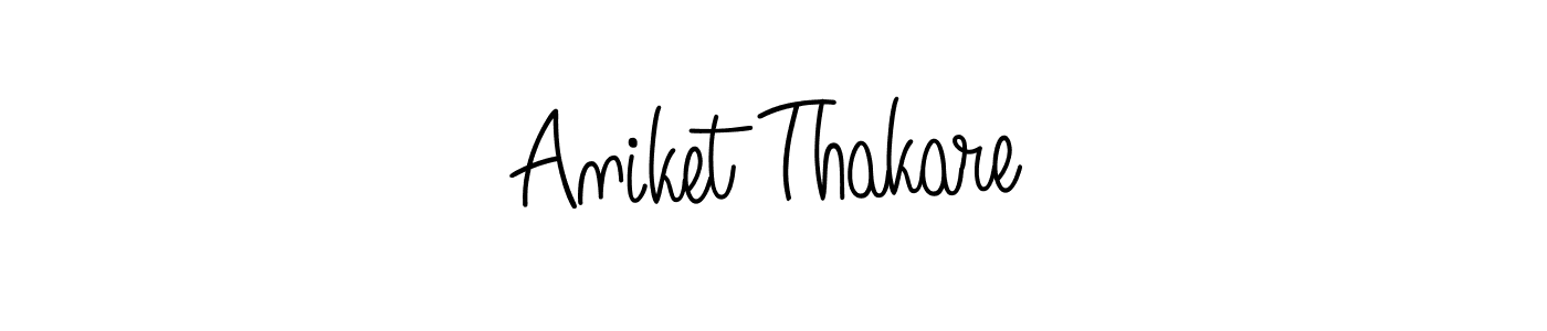 How to Draw Aniket Thakare signature style? Angelique-Rose-font-FFP is a latest design signature styles for name Aniket Thakare. Aniket Thakare signature style 5 images and pictures png