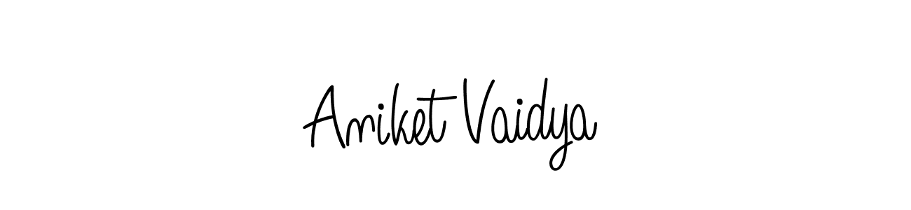 Once you've used our free online signature maker to create your best signature Angelique-Rose-font-FFP style, it's time to enjoy all of the benefits that Aniket Vaidya name signing documents. Aniket Vaidya signature style 5 images and pictures png