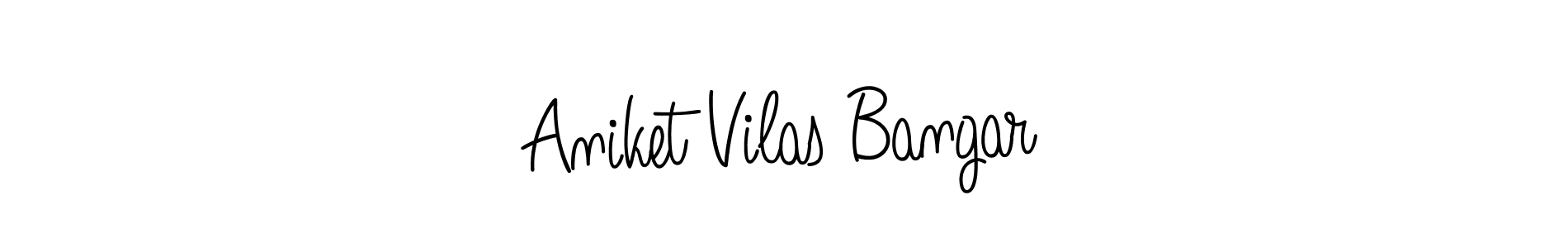 Also You can easily find your signature by using the search form. We will create Aniket Vilas Bangar name handwritten signature images for you free of cost using Angelique-Rose-font-FFP sign style. Aniket Vilas Bangar signature style 5 images and pictures png