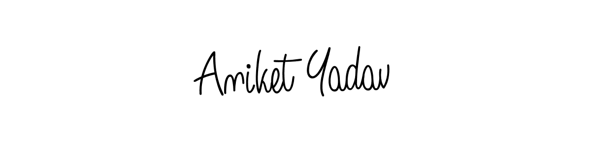 This is the best signature style for the Aniket Yadav name. Also you like these signature font (Angelique-Rose-font-FFP). Mix name signature. Aniket Yadav signature style 5 images and pictures png