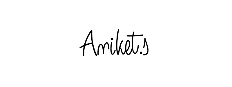 Check out images of Autograph of Aniket.s name. Actor Aniket.s Signature Style. Angelique-Rose-font-FFP is a professional sign style online. Aniket.s signature style 5 images and pictures png