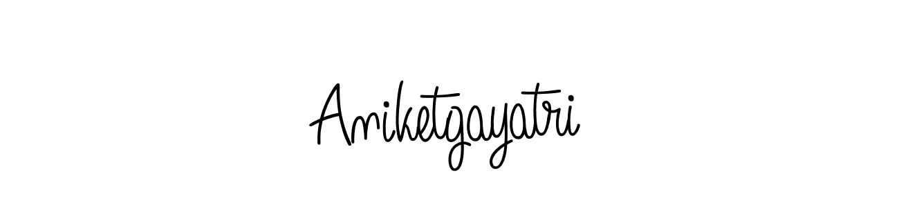 if you are searching for the best signature style for your name Aniketgayatri. so please give up your signature search. here we have designed multiple signature styles  using Angelique-Rose-font-FFP. Aniketgayatri signature style 5 images and pictures png
