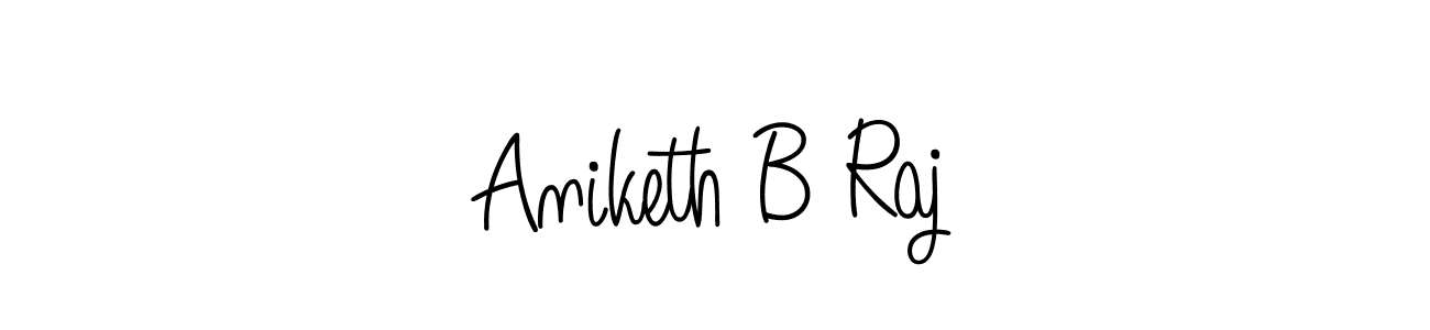 You can use this online signature creator to create a handwritten signature for the name Aniketh B Raj. This is the best online autograph maker. Aniketh B Raj signature style 5 images and pictures png
