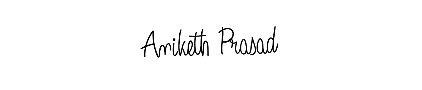 How to Draw Aniketh Prasad signature style? Angelique-Rose-font-FFP is a latest design signature styles for name Aniketh Prasad. Aniketh Prasad signature style 5 images and pictures png