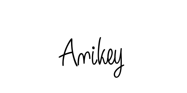 Anikey stylish signature style. Best Handwritten Sign (Angelique-Rose-font-FFP) for my name. Handwritten Signature Collection Ideas for my name Anikey. Anikey signature style 5 images and pictures png