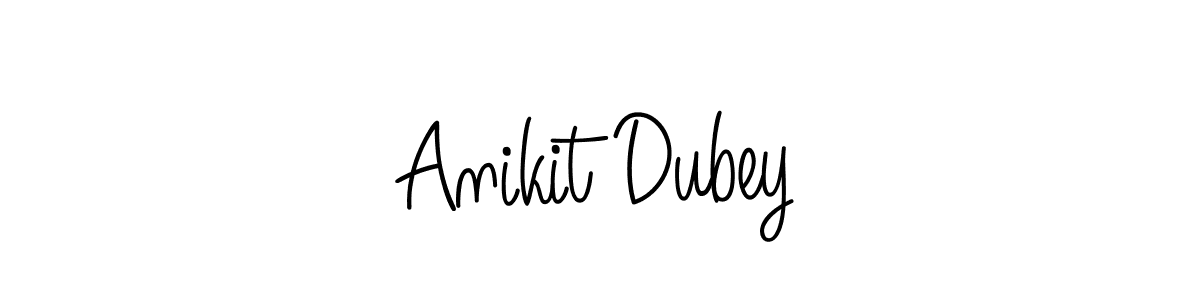 Also we have Anikit Dubey name is the best signature style. Create professional handwritten signature collection using Angelique-Rose-font-FFP autograph style. Anikit Dubey signature style 5 images and pictures png