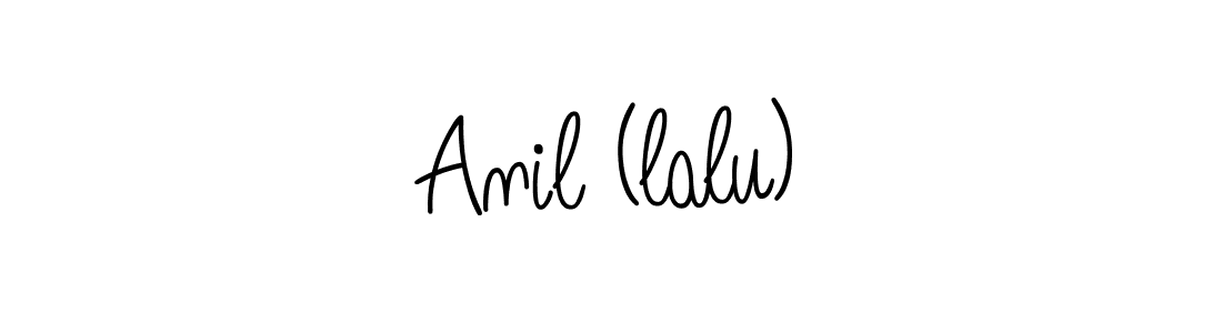 You should practise on your own different ways (Angelique-Rose-font-FFP) to write your name (Anil (lalu)) in signature. don't let someone else do it for you. Anil (lalu) signature style 5 images and pictures png