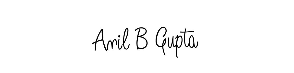 Make a beautiful signature design for name Anil B Gupta. Use this online signature maker to create a handwritten signature for free. Anil B Gupta signature style 5 images and pictures png