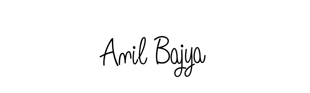 Make a beautiful signature design for name Anil Bajya. Use this online signature maker to create a handwritten signature for free. Anil Bajya signature style 5 images and pictures png