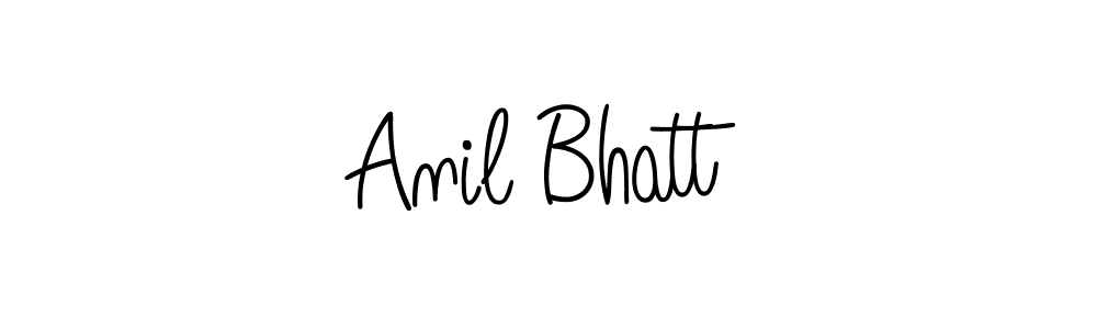 Make a beautiful signature design for name Anil Bhatt. With this signature (Angelique-Rose-font-FFP) style, you can create a handwritten signature for free. Anil Bhatt signature style 5 images and pictures png