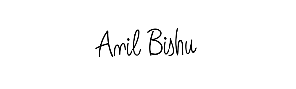 How to Draw Anil Bishu signature style? Angelique-Rose-font-FFP is a latest design signature styles for name Anil Bishu. Anil Bishu signature style 5 images and pictures png