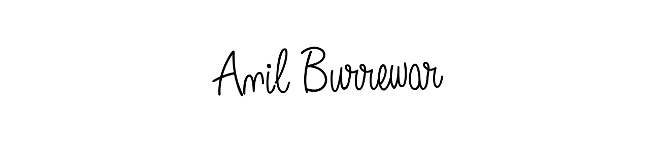 Also we have Anil Burrewar name is the best signature style. Create professional handwritten signature collection using Angelique-Rose-font-FFP autograph style. Anil Burrewar signature style 5 images and pictures png
