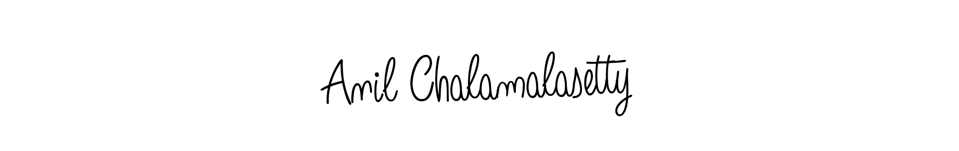 Also we have Anil Chalamalasetty name is the best signature style. Create professional handwritten signature collection using Angelique-Rose-font-FFP autograph style. Anil Chalamalasetty signature style 5 images and pictures png